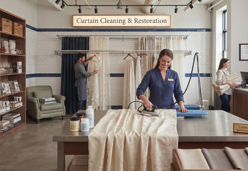 Curtain cleaning service